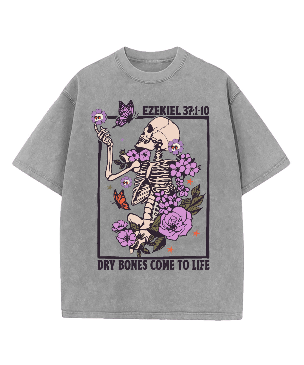 Dry Bones Come To Life Washed Christian T-shirt Hoodie, Sweatshirt | CiraTrend.com (Image 5)