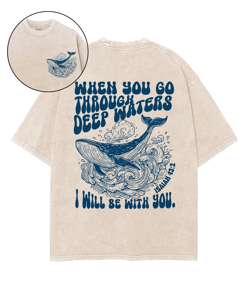 I Will Be With You Double Sided Unisex Washed Christian T-shirt Style001 Hoodie, Sweatshirt | CiraTrend.com (Image 1)