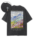 God Turns Broken Pieces Masterpieces Double Sided Washed Christian T-Shirts, Hoodie, Sweatshirt