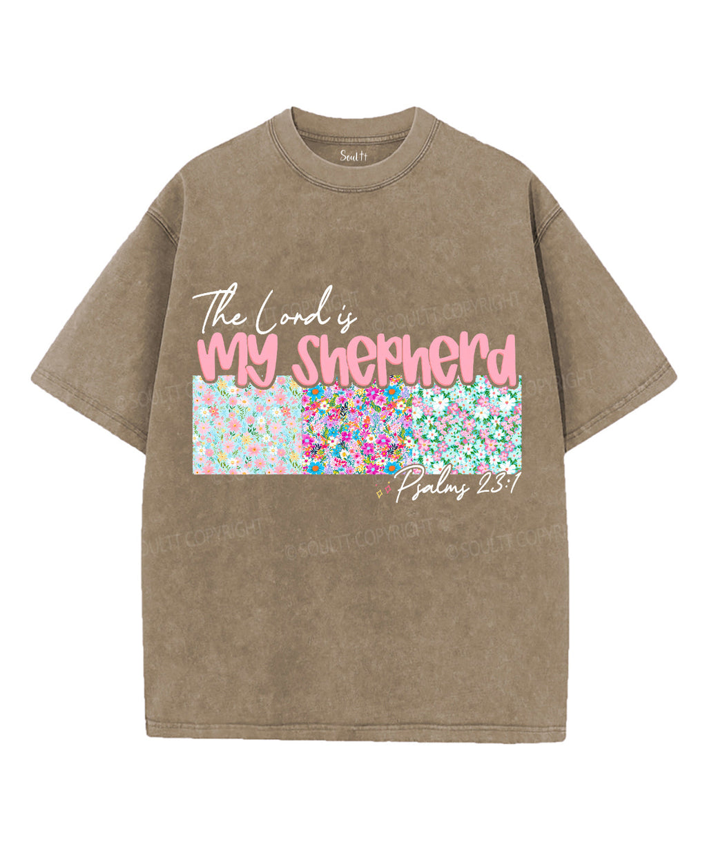The Lord Is My Shepherd Unisex Washed Christian T-shirt Style003 Hoodie, Sweatshirt | CiraTrend.com (Image 5)