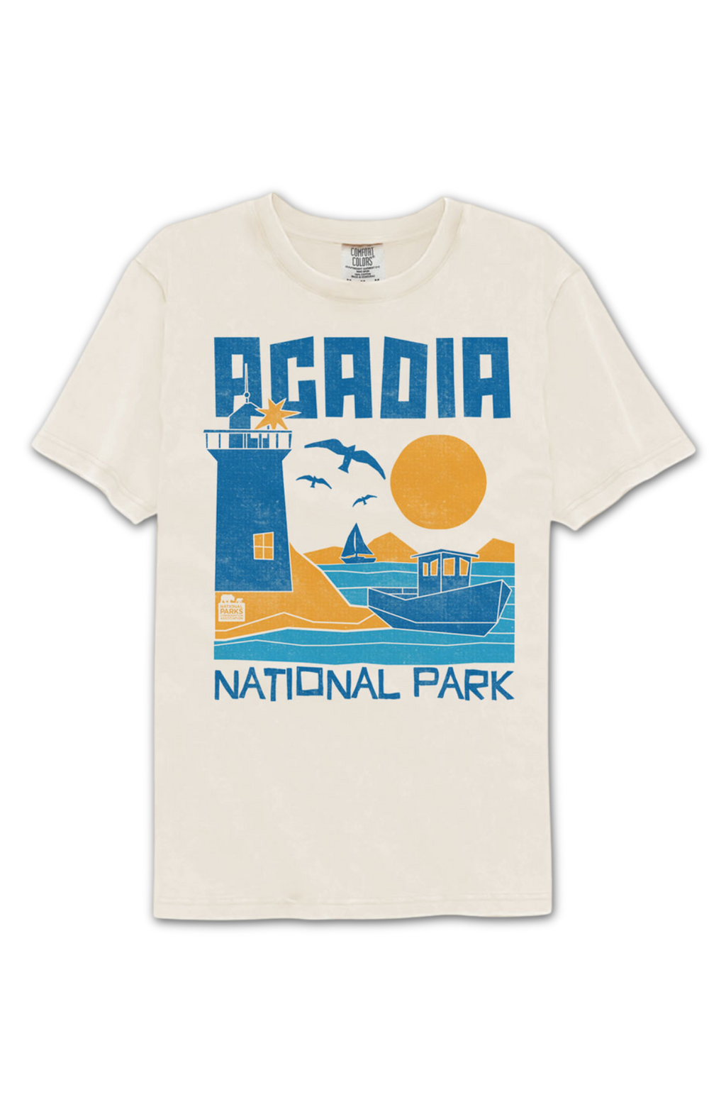Acadia Abbreviated NPCA Comfort Colors Brand T-Shirt Hoodie, Sweatshirt | CiraTrend.com (Image 2)