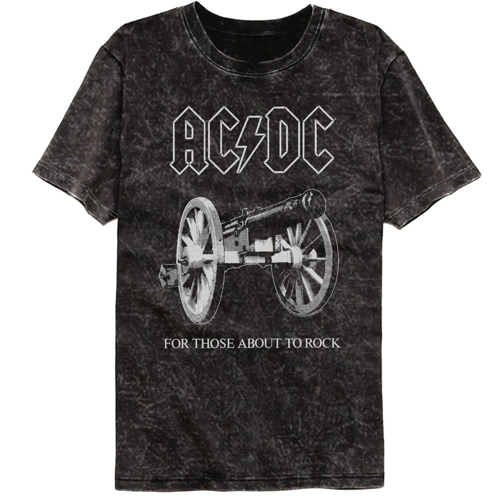 ACDC About To Rock Mineral Wash T-Shirt