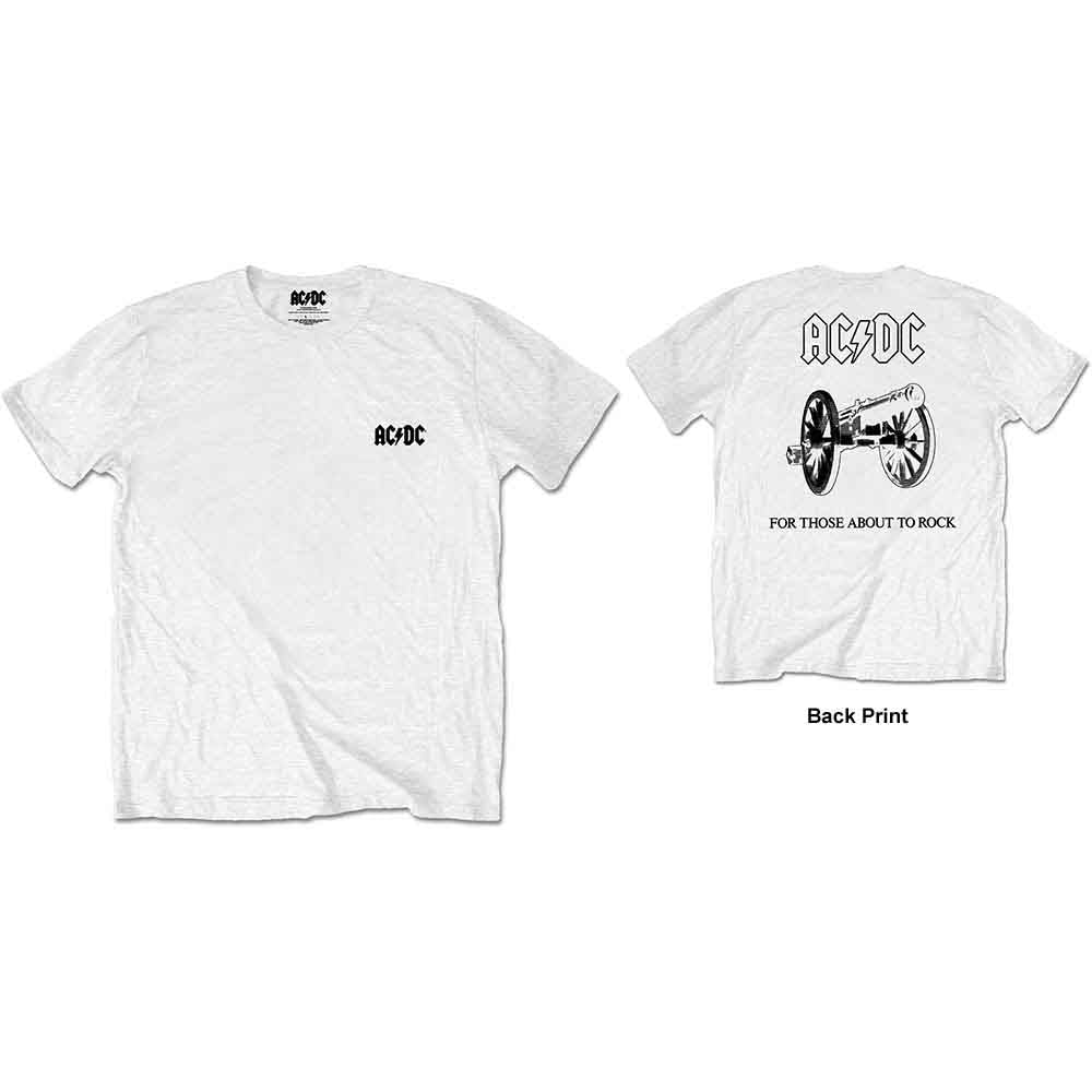 AC DC  About To Rock T Shirt White Hoodie, Sweatshirt | CiraTrend.com