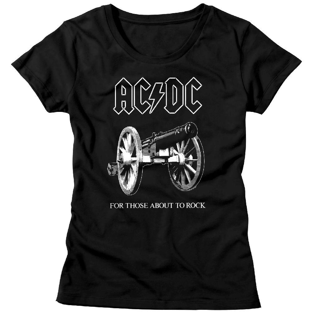 AC/DC - About To Rock Womens T-Shirt