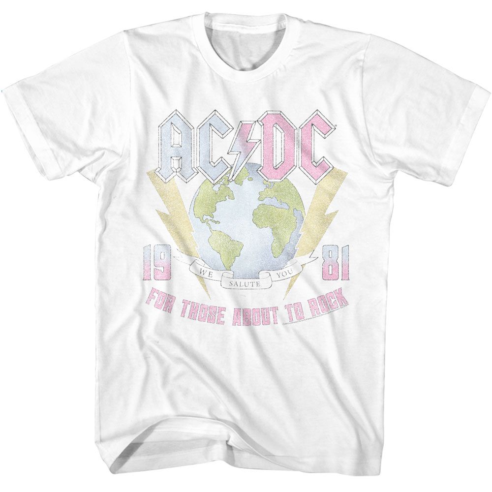AC/DC - AC/DC Earth For Those About To Rock Boyfriend Tee