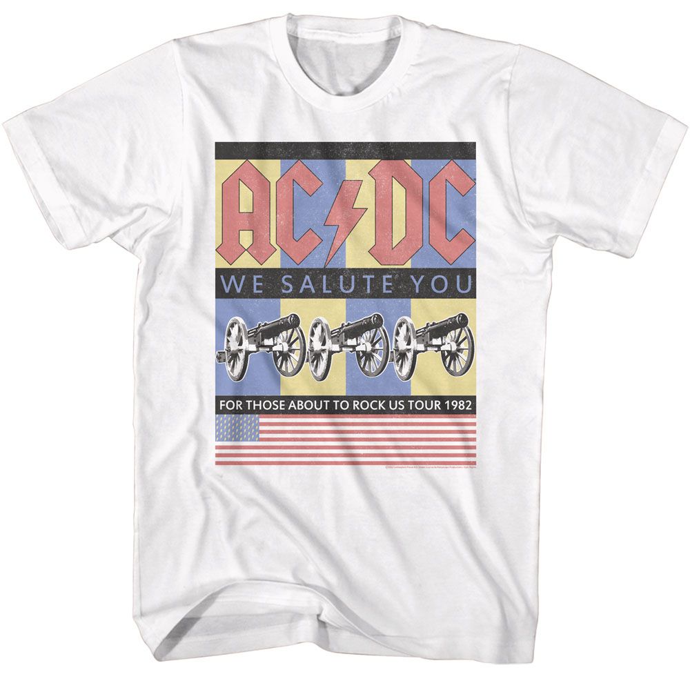 AC/DC - AC/DC Flag We Salute You T-Shirt