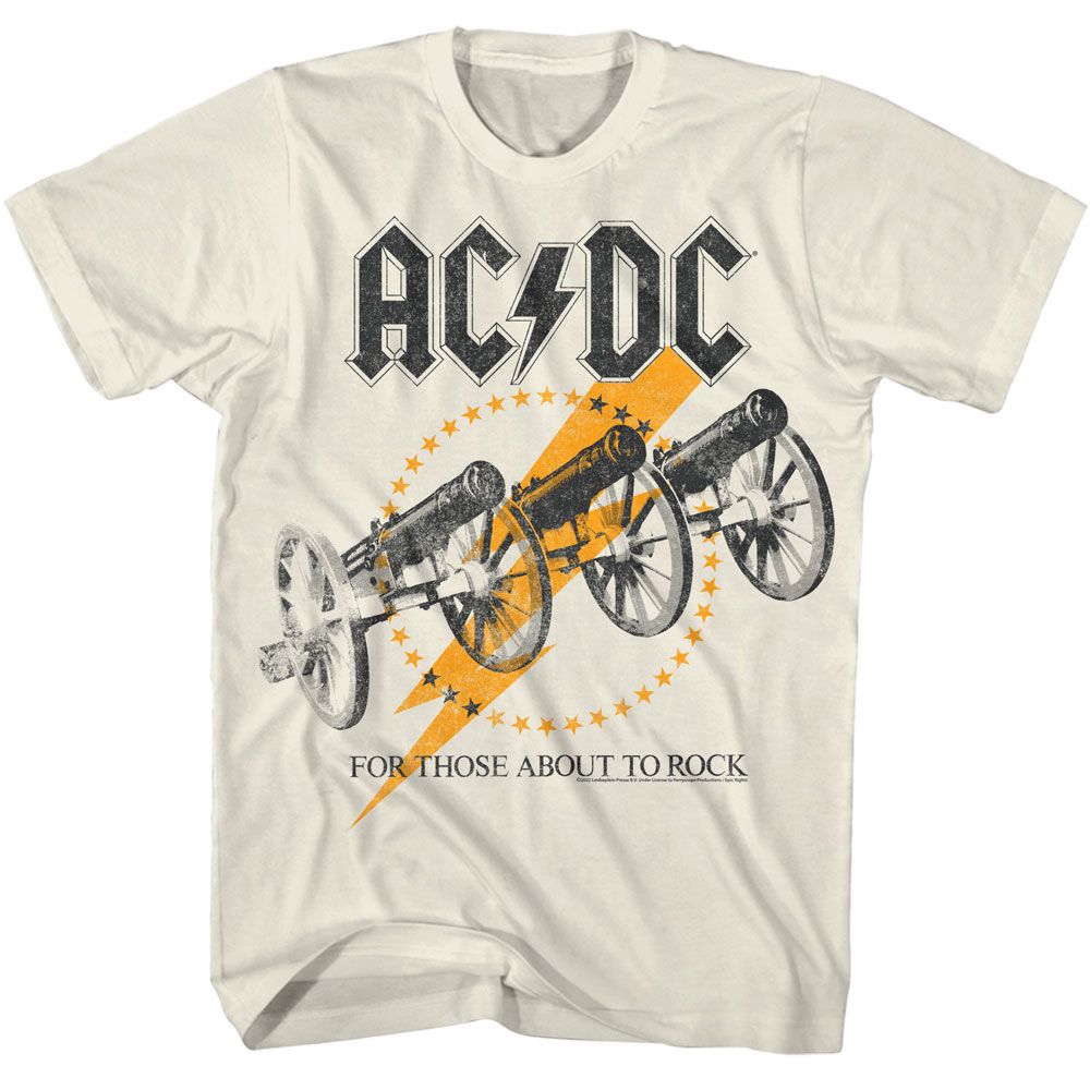 AC/DC - AC/DC Flashy Cannons Boyfriend Tee