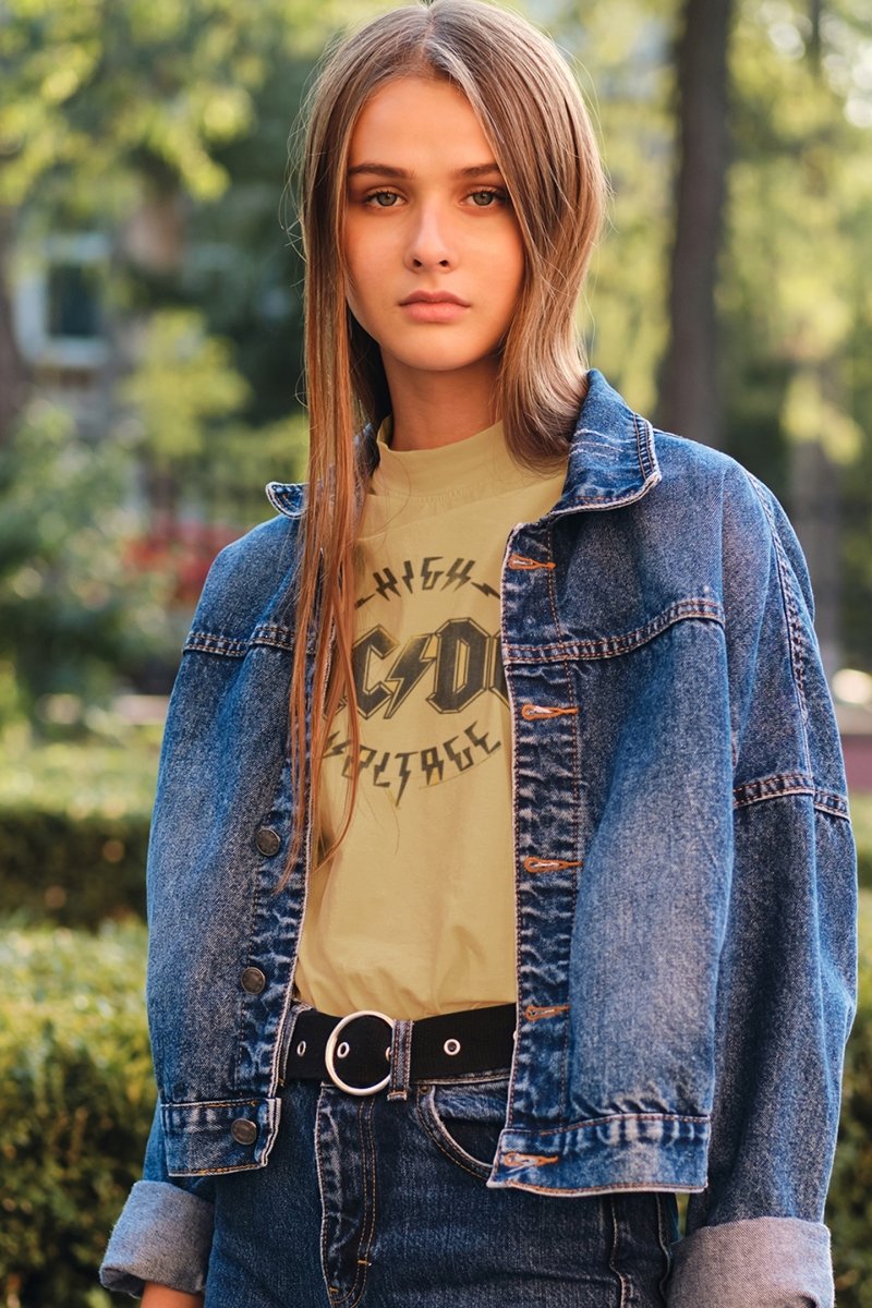 AC/DC - AC/DC hv Boyfriend Tee