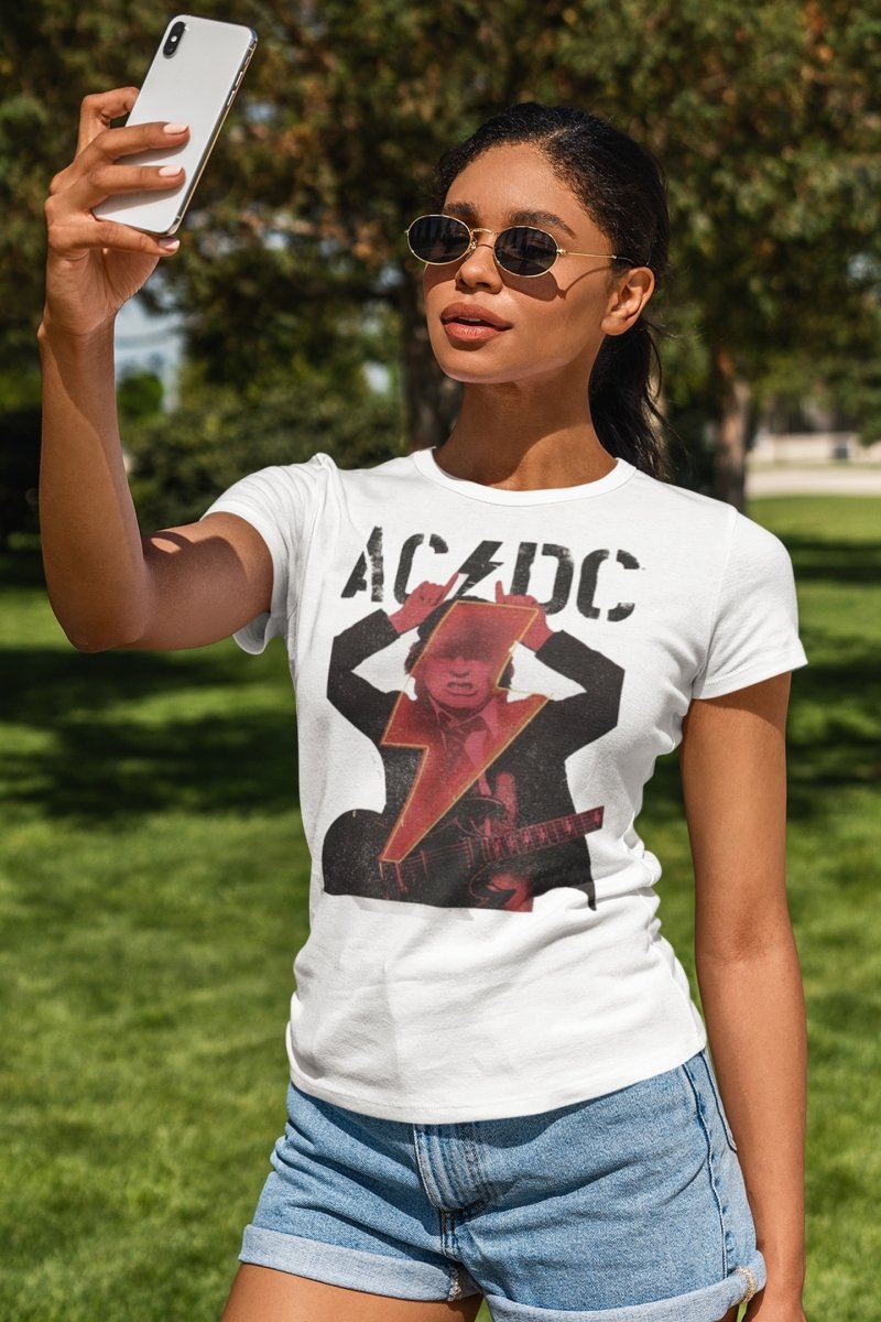 Acdc Angus Horns & Bolt T-Shirt