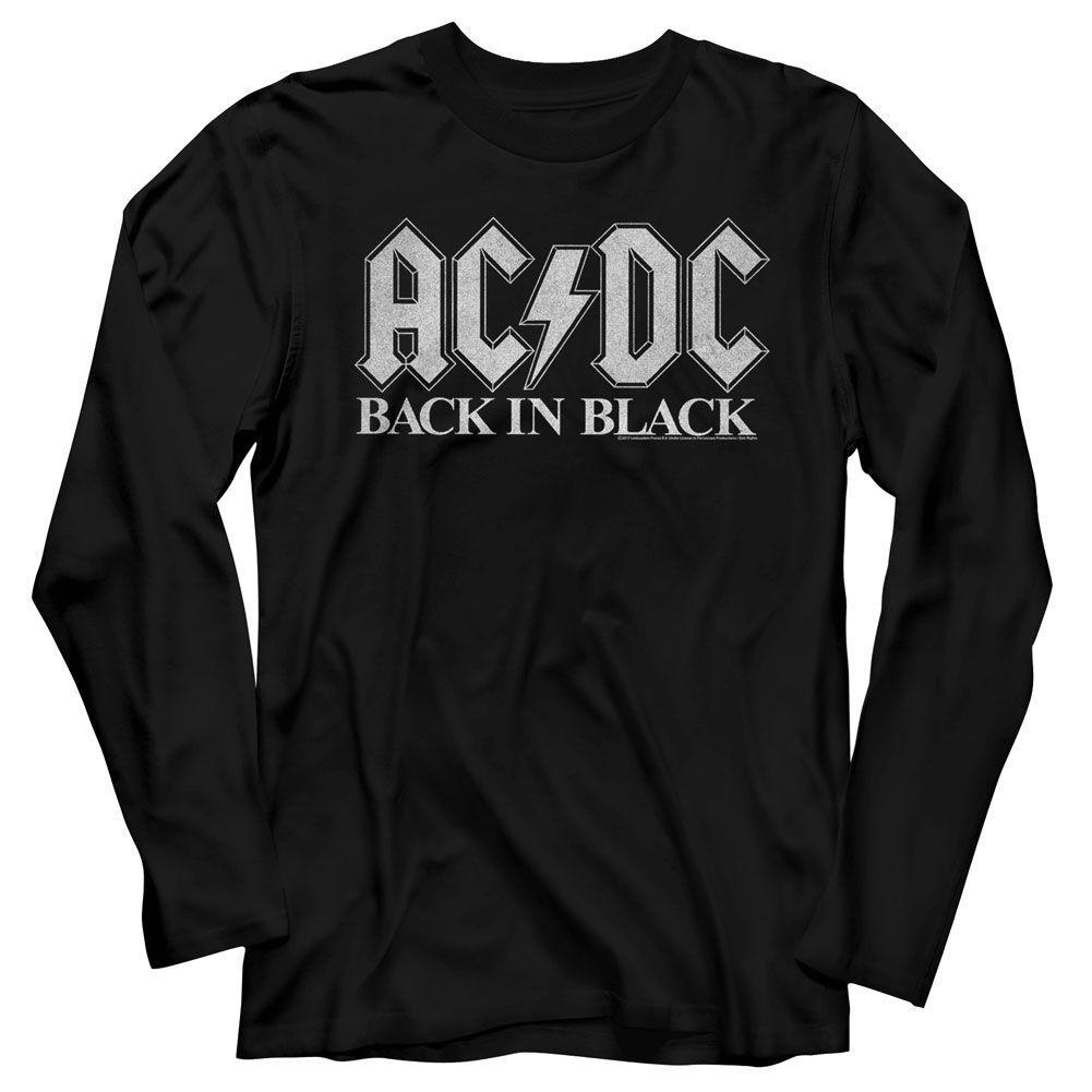 AC/DC - Back In Black 2 Long Sleeve Boyfriend Tee