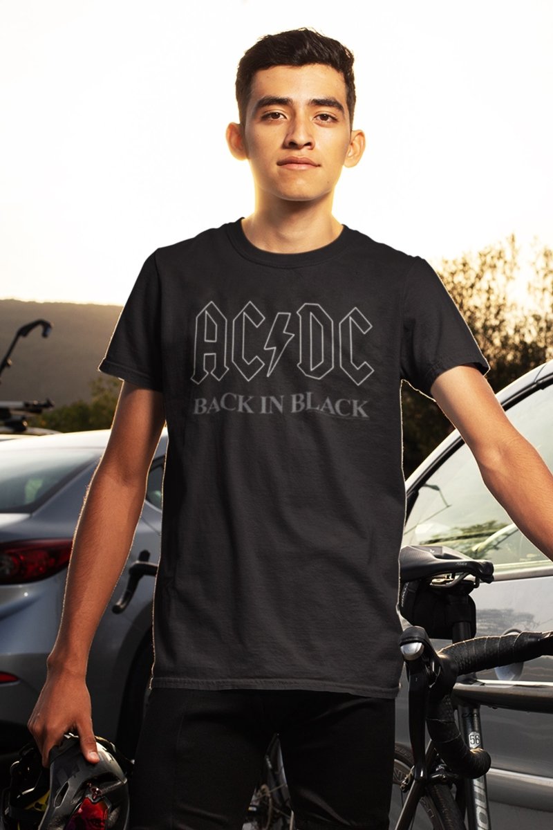 AC/DC - Back in Black Logo T-Shirt