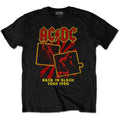 AC/DC Back in Black Tour 1980 Mens T Shirt Black Hoodie, Sweatshirt | CiraTrend.com