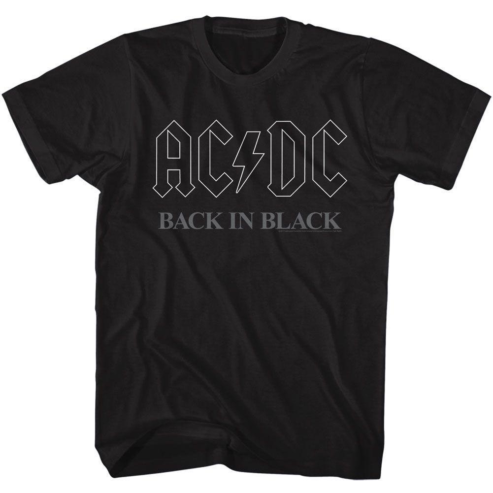 AC/DC - Backinblk3 Boyfriend Tee