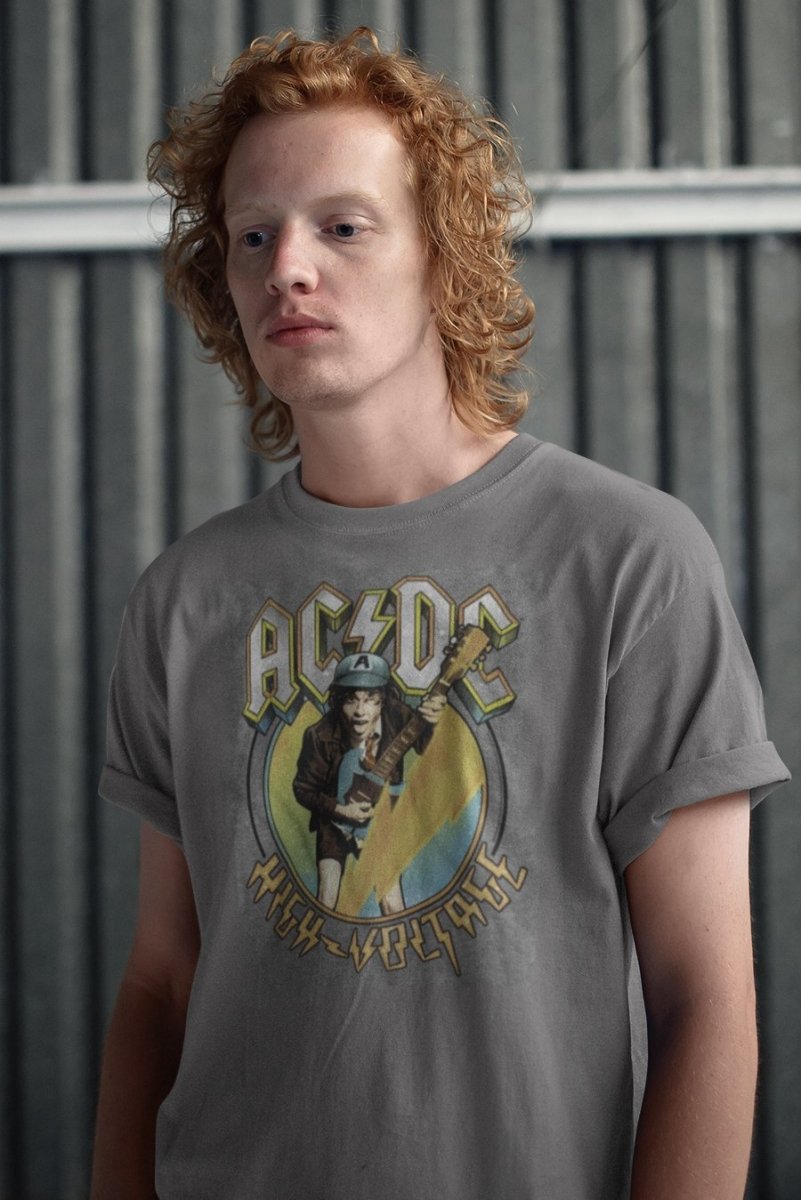 AC/DC - Blue Yellow Voltage T-Shirt