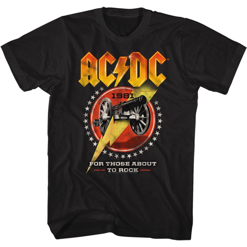 AC/DC - Cannon Lightning Boyfriend Tee