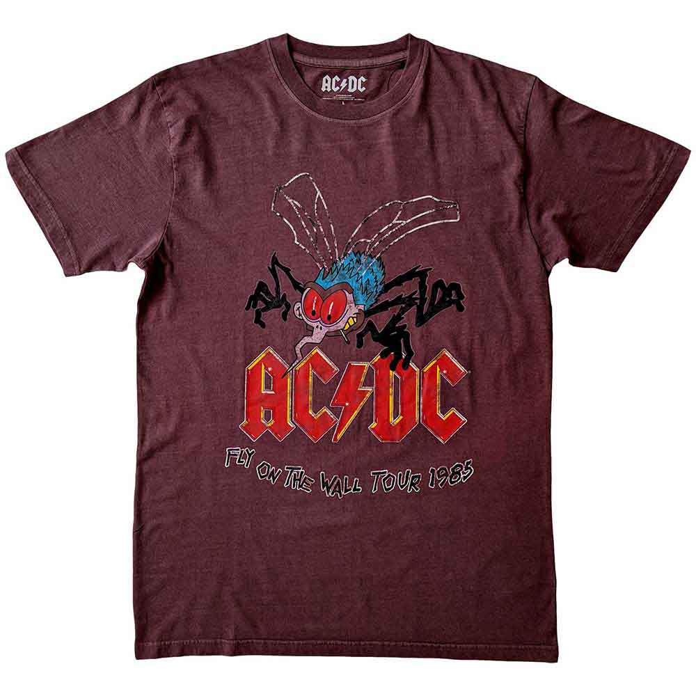 AC/DC Fly On The Wall Tour T Shirt Red Hoodie, Sweatshirt | CiraTrend.com