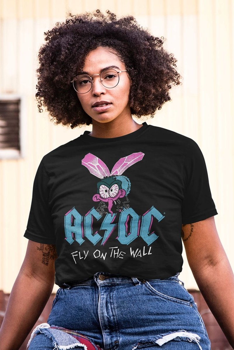 AC/DC - Fly Wall Euro Tour Boyfriend Tee