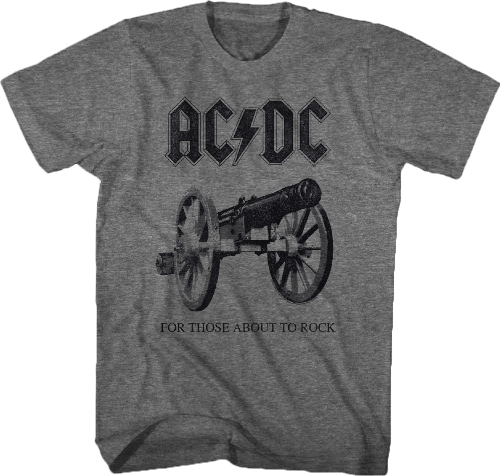 ACDC For Those About to Rock T-Shirt Hoodie, Sweatshirt | CiraTrend.com (Image 1)