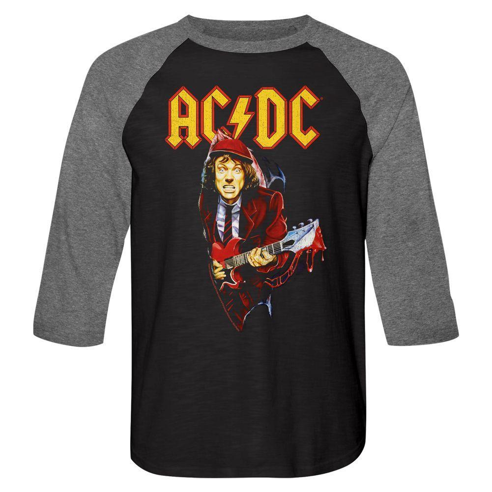 AC/DC - Guitar Drip Baseball Shirt