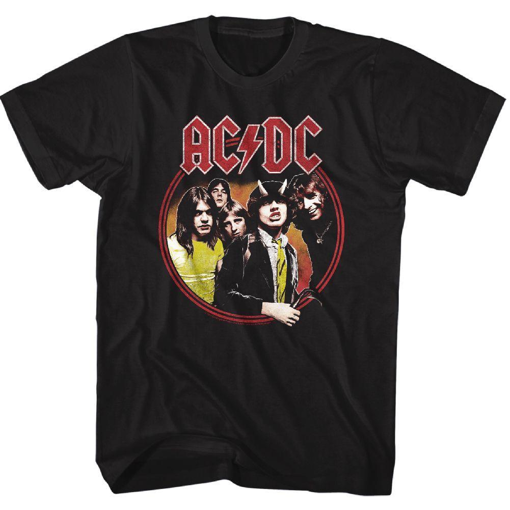 AC/DC - Highway To Hell Circle Boyfriend Tee
