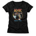 AC/DC - Highway To Hell Tricolor Womens T-Shirt Hoodie, Sweatshirt | CiraTrend.com