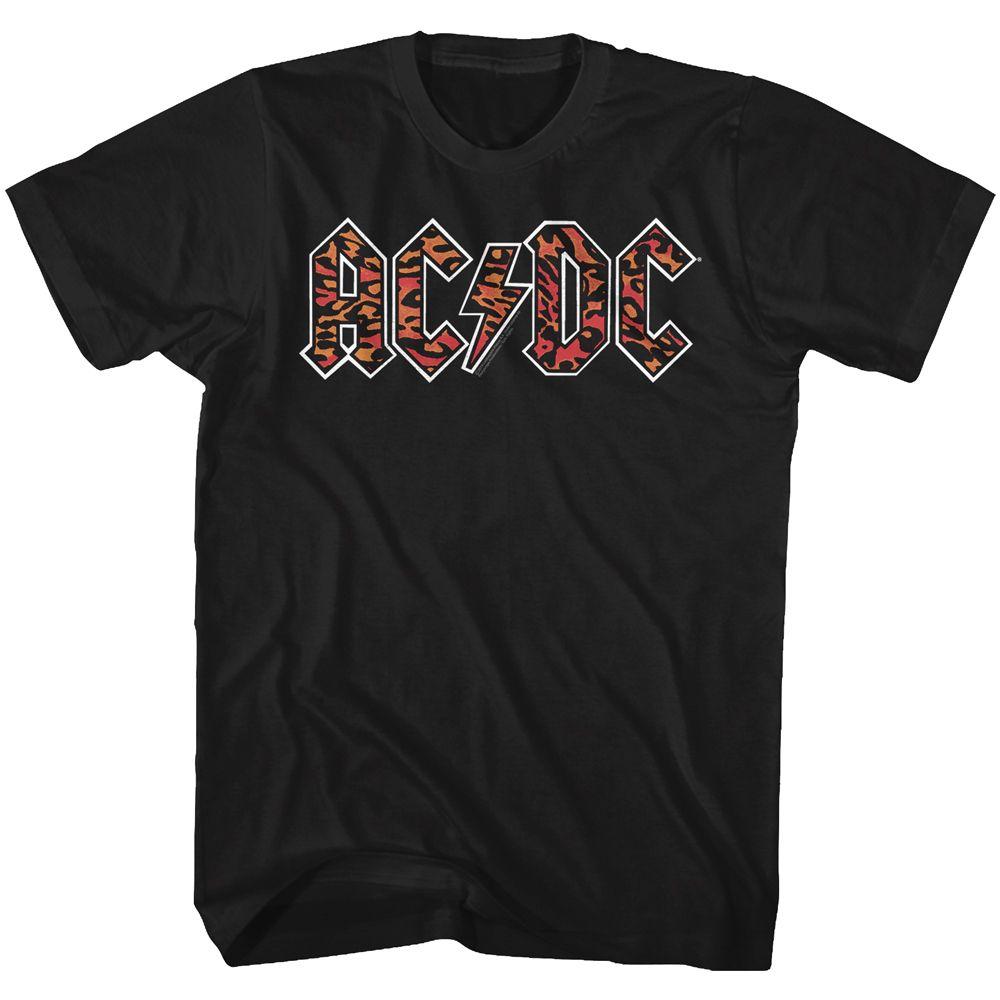 AC/DC - Leopard Print Logo T-Shirt