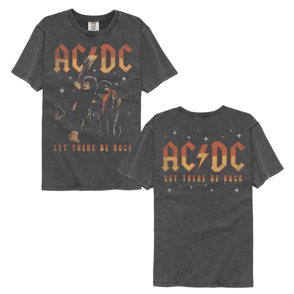 ACDC Let There Be Rock F B Comfort Colors T-Shirt