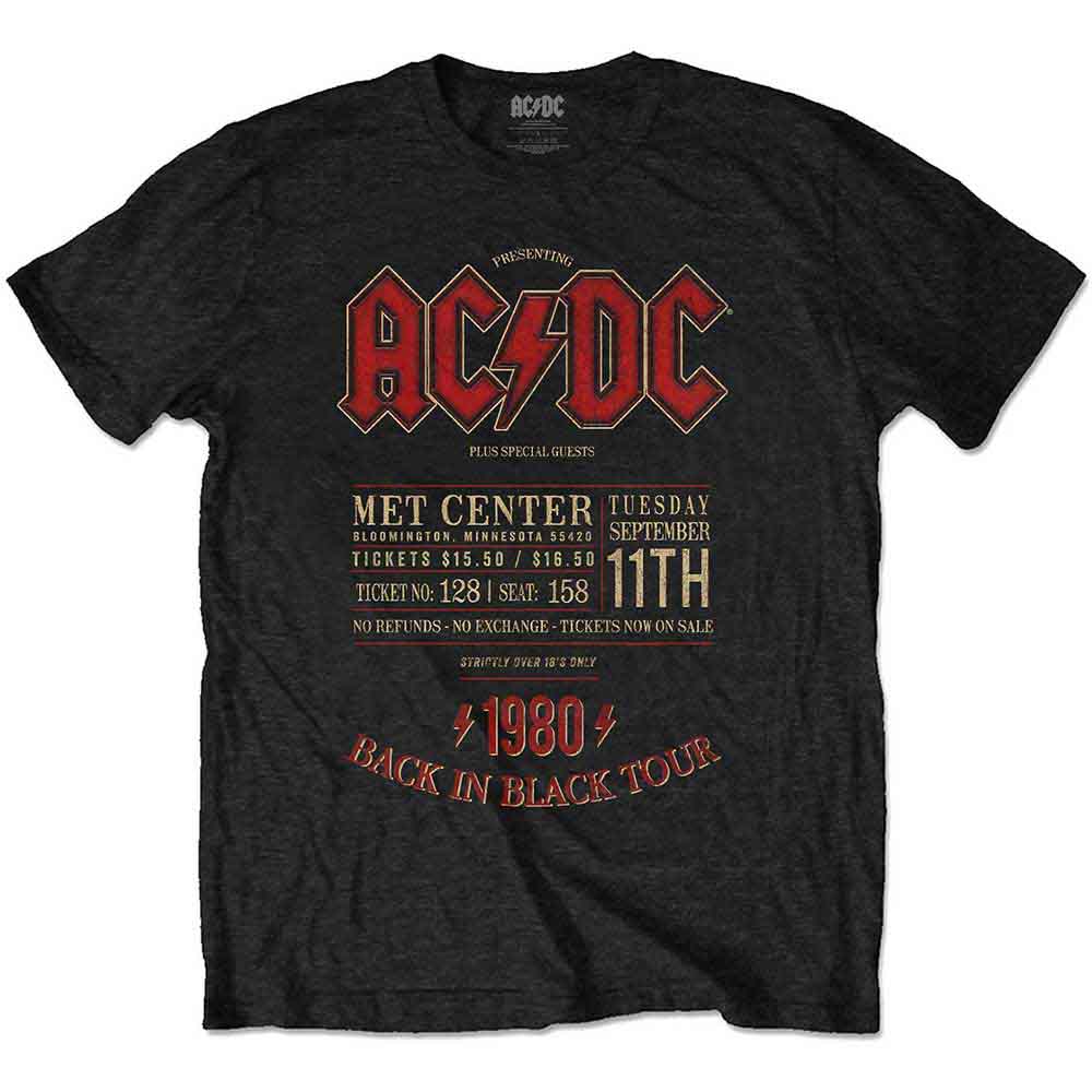 AC DC Minnesota '80 Black T-Shirts, Hoodie, Sweatshirt