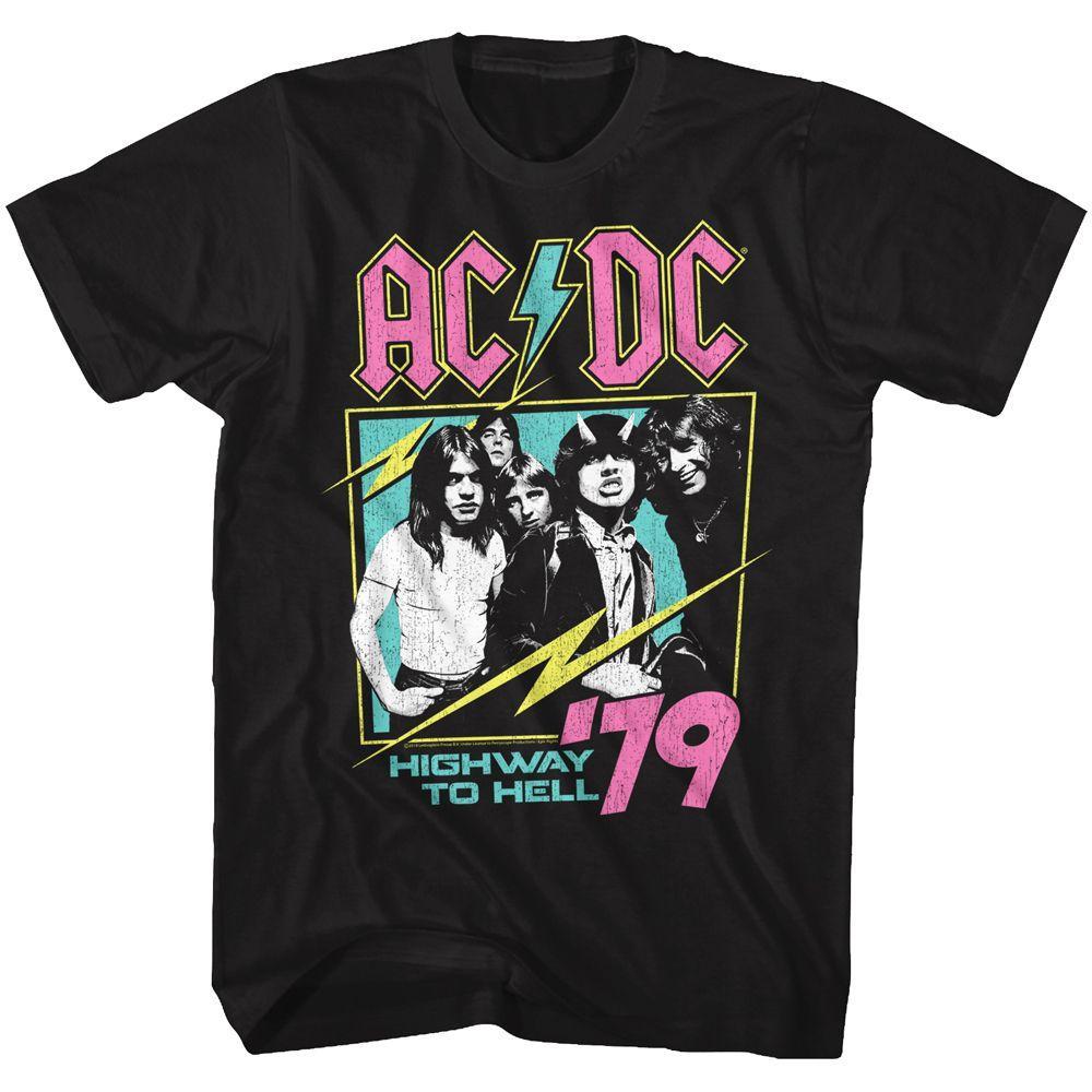 AC/DC - Neon Highway Boyfriend Tee