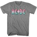 AC/DC - Pastel Gradient Logo Boyfriend Tee Hoodie, Sweatshirt | CiraTrend.com