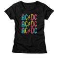 AC/DC - Rainbow Repeat Womens T-Shirt Hoodie, Sweatshirt | CiraTrend.com