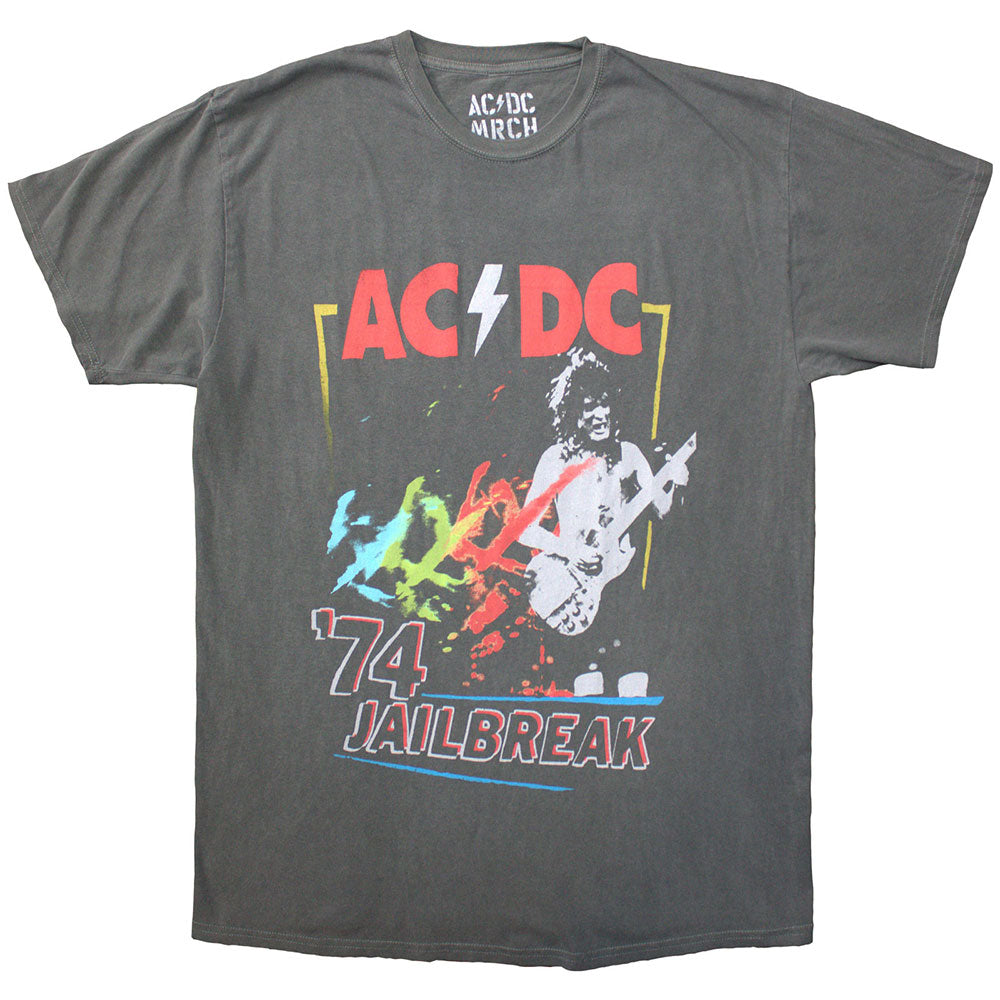 AC/DC Vintage 74 Jailbreak T Shirt Grey Hoodie, Sweatshirt | CiraTrend.com