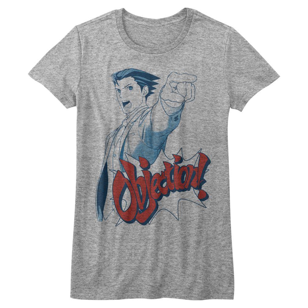Ace Attorney - Objection Womens T-Shirt