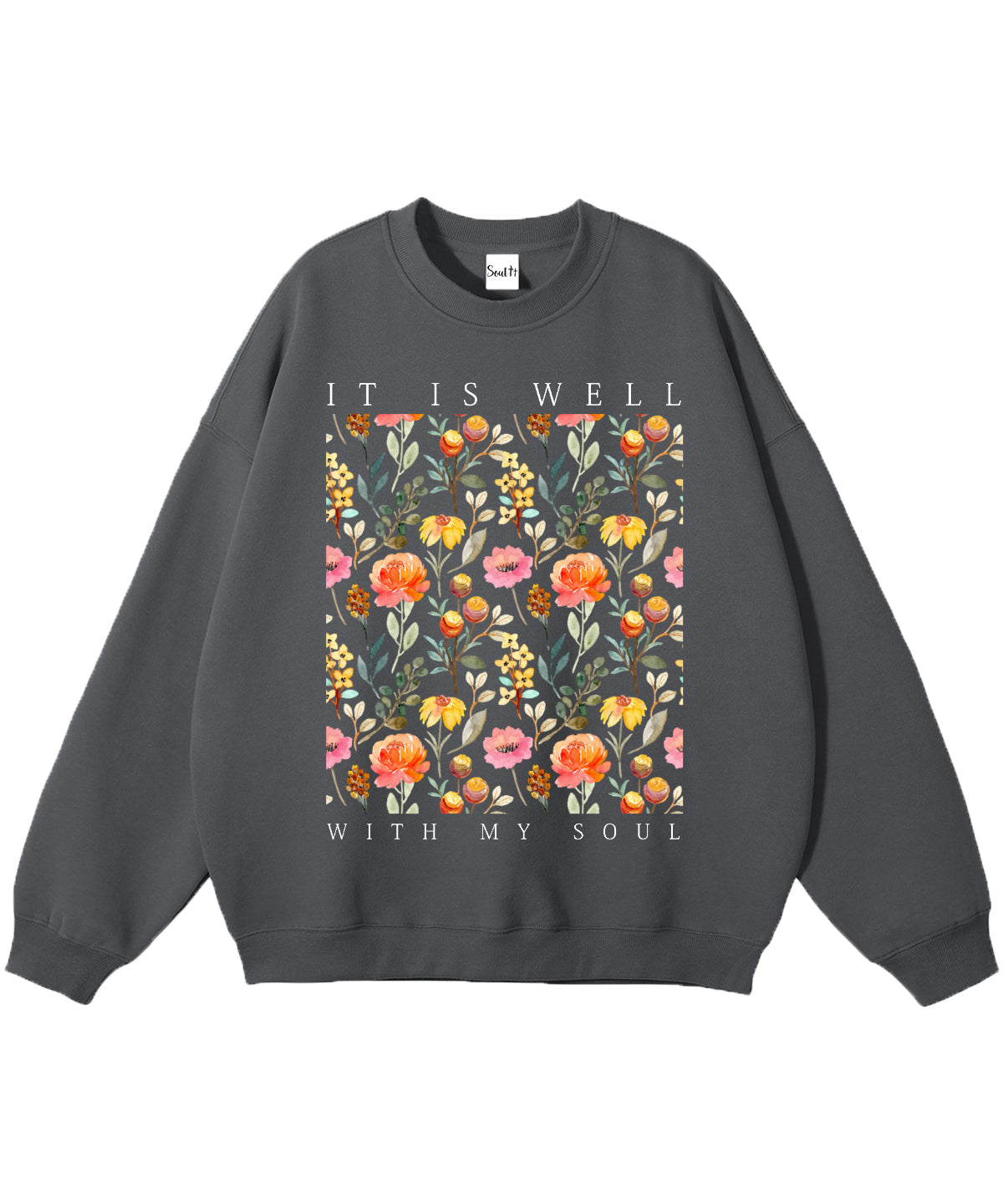 It Is Well With My Soul Cotton Christian Sweatshirt T-Shirts, Hoodie | CiraTrend.com (Image 4)