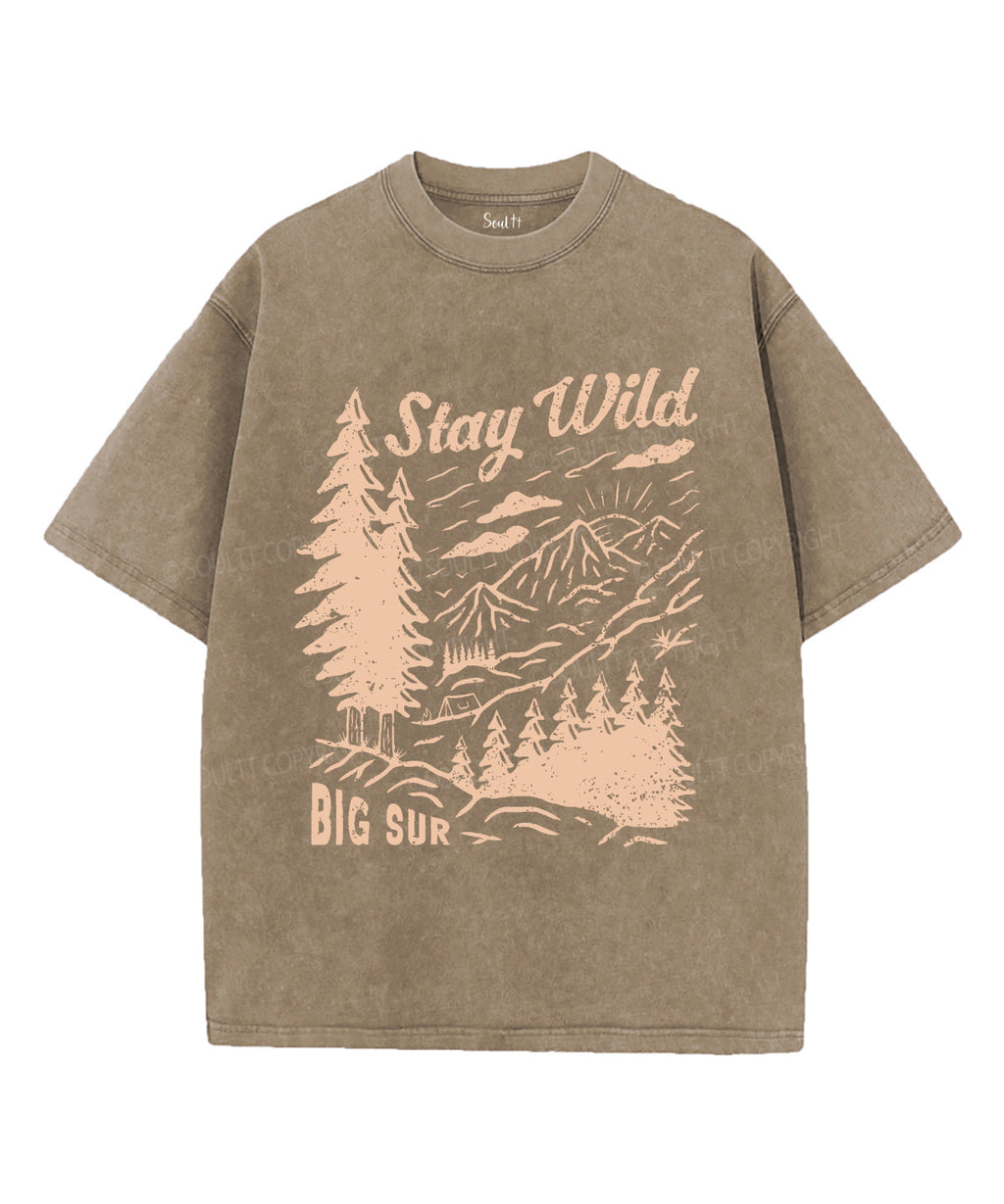 Stay Wild Unisex Washed Christian T-shirt Hoodie, Sweatshirt | CiraTrend.com (Image 5)