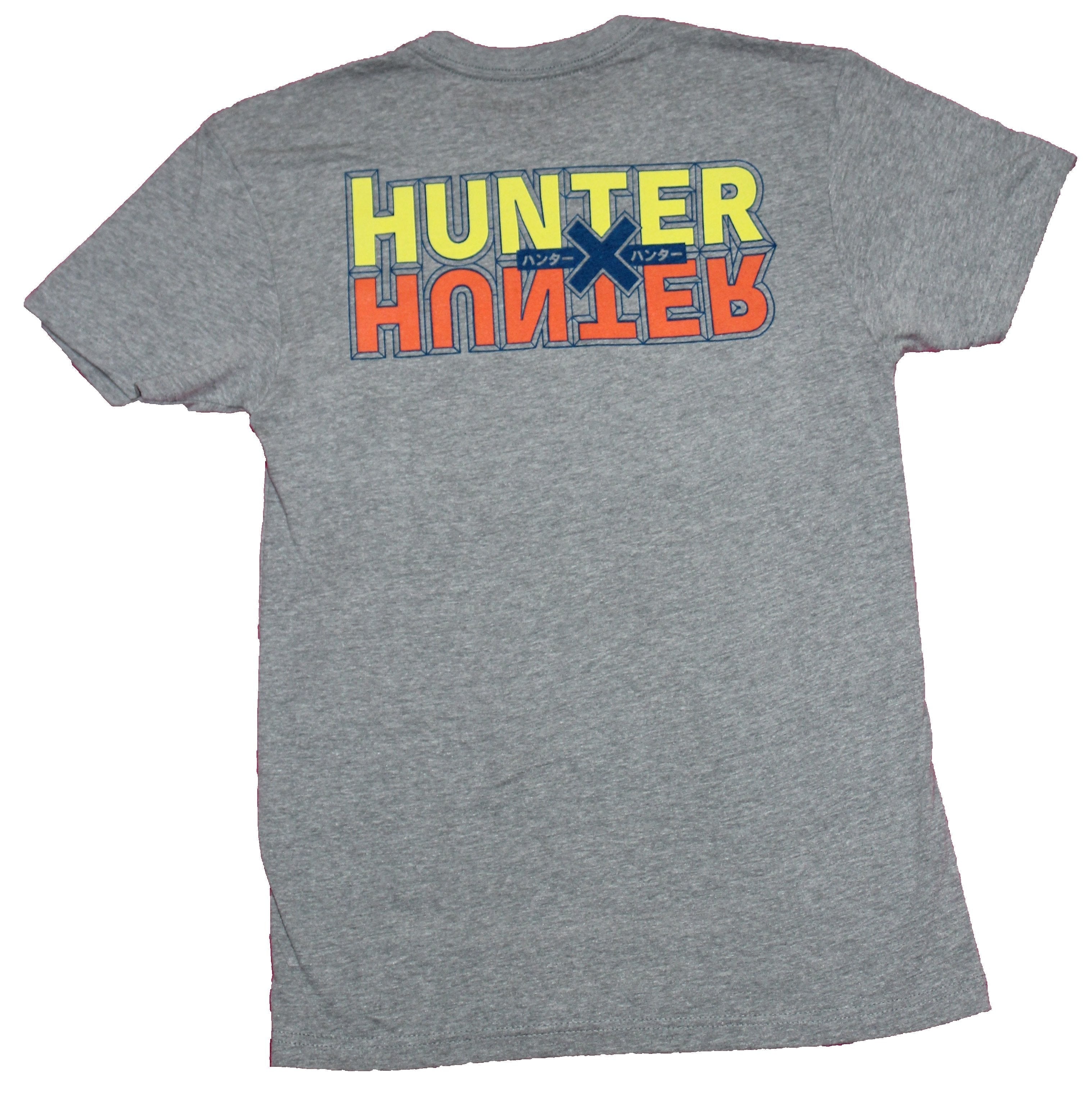Hunter X Hunter Mens T-Shirt - Chibi Killua and Gon Chibi Style Logo Back Hoodie, Sweatshirt | CiraTrend.com (Image 2)
