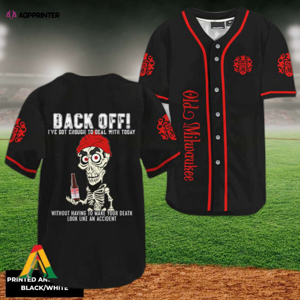Achmed Back Off: Old Milwaukee Baseball Jersey - Stand Out in Style! - Aopprinter