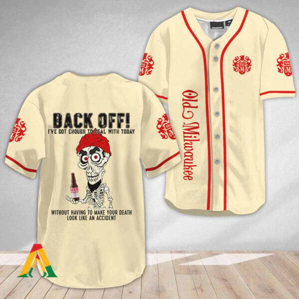 Achmed Old Milwaukee Baseball Jersey: Back Off in Style! - Aopprinter