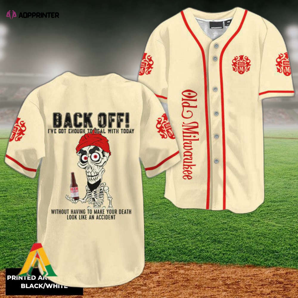 Achmed Old Milwaukee Baseball Jersey: Back Off in Style! - Aopprinter
