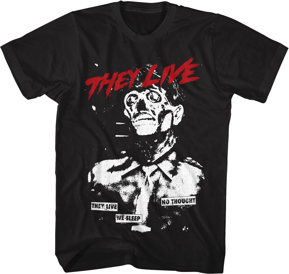 Achromatic No Thought They Live T-Shirt Hoodie, Sweatshirt | CiraTrend.com (Image 1)