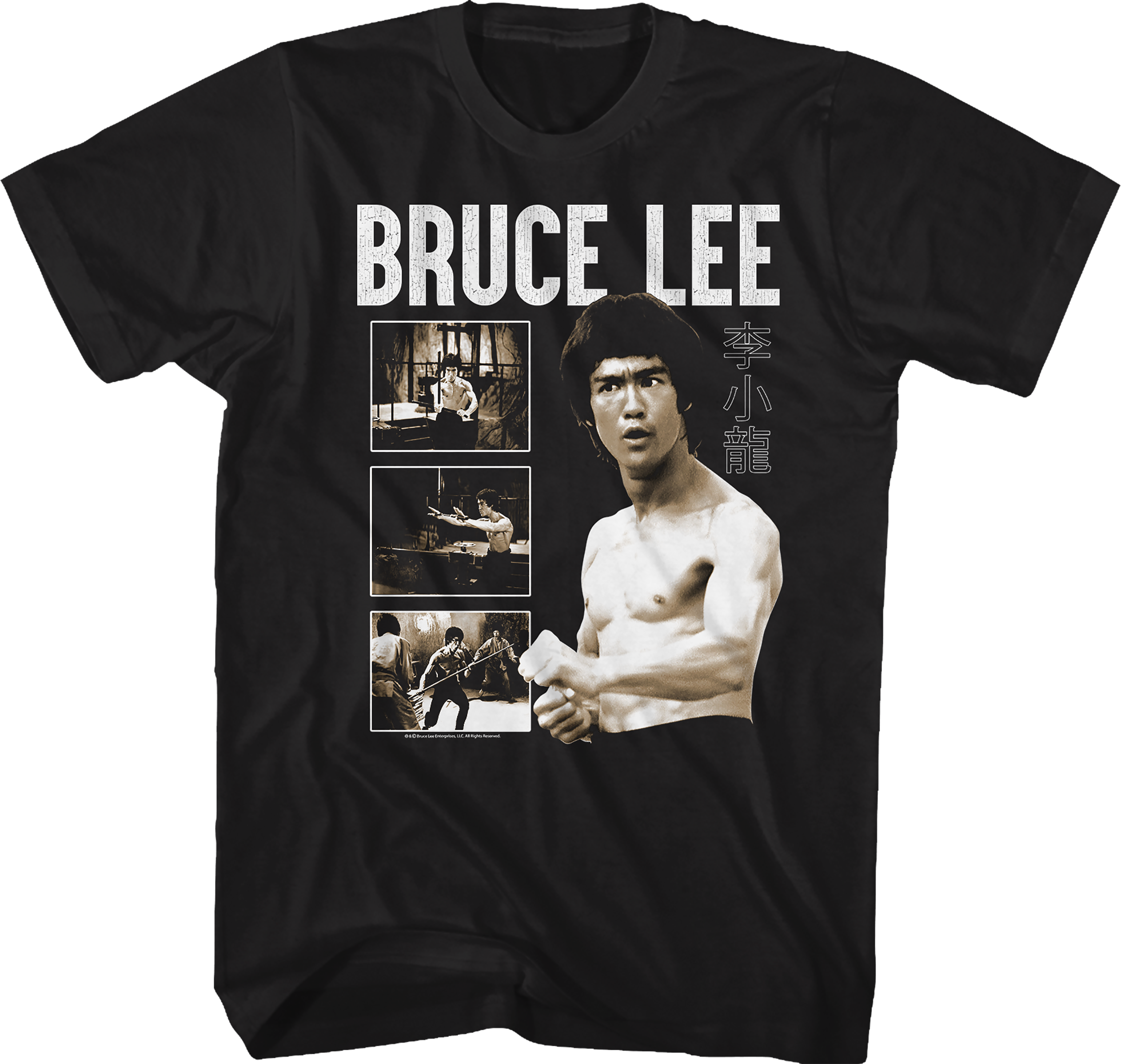 Action Collage Bruce Lee T-Shirt Hoodie, Sweatshirt | CiraTrend.com (Image 1)