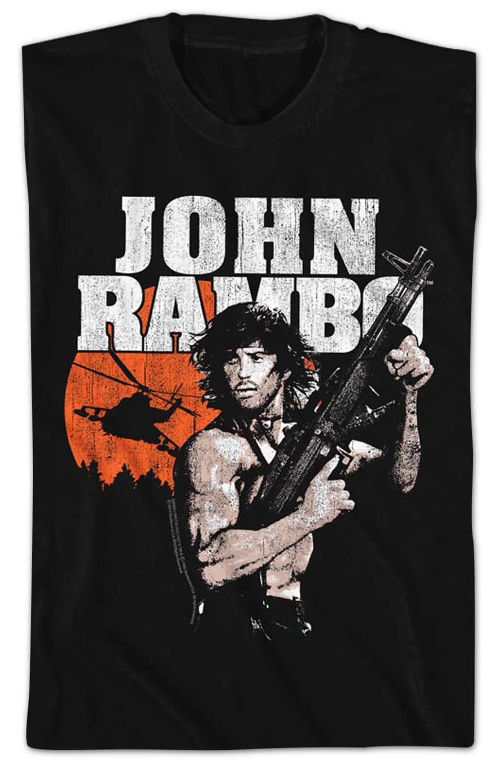 Action Pose Rambo T-Shirt Hoodie, Sweatshirt | CiraTrend.com (Image 2)