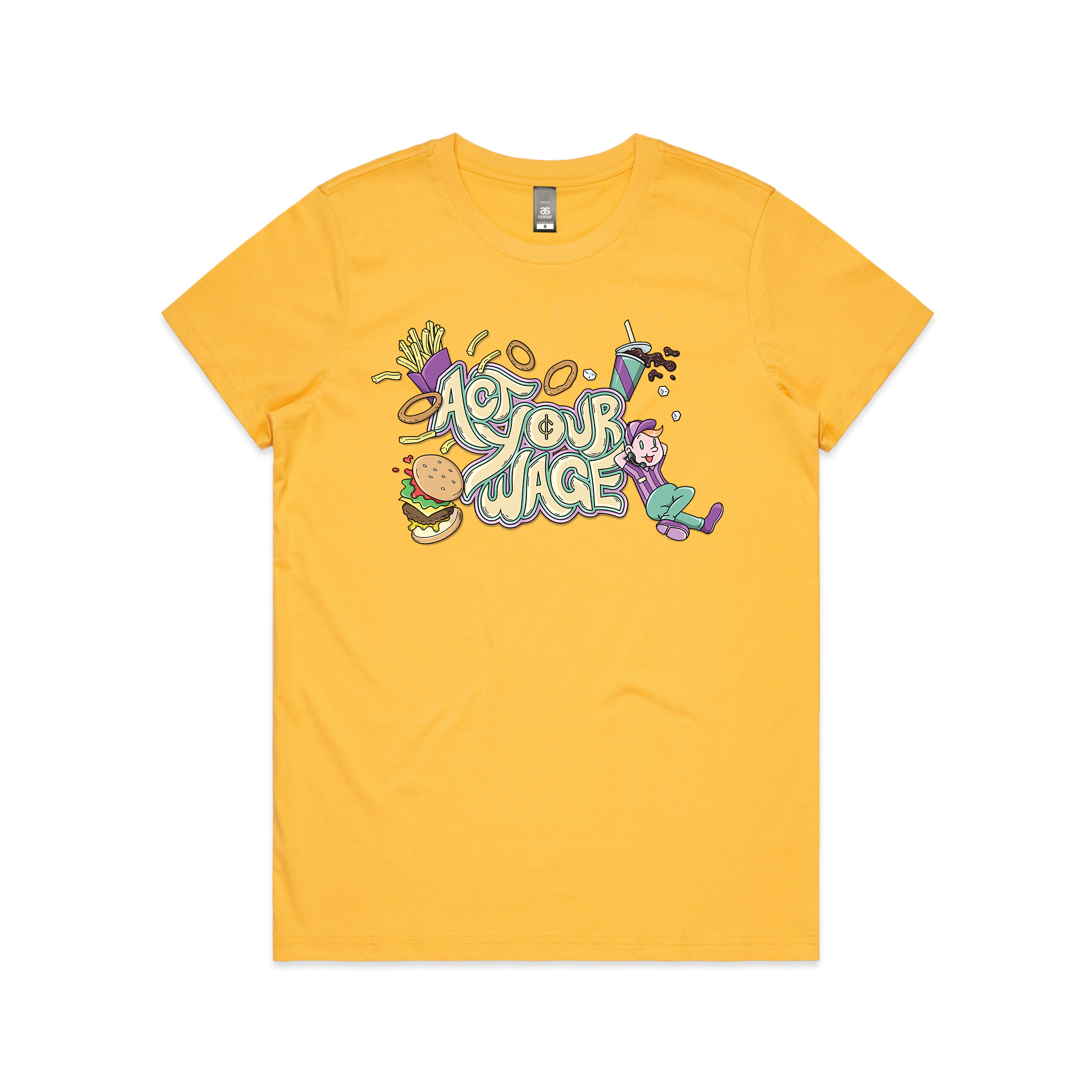 Act Your Wage Tee Hoodie, Sweatshirt | CiraTrend.com (Image 3)