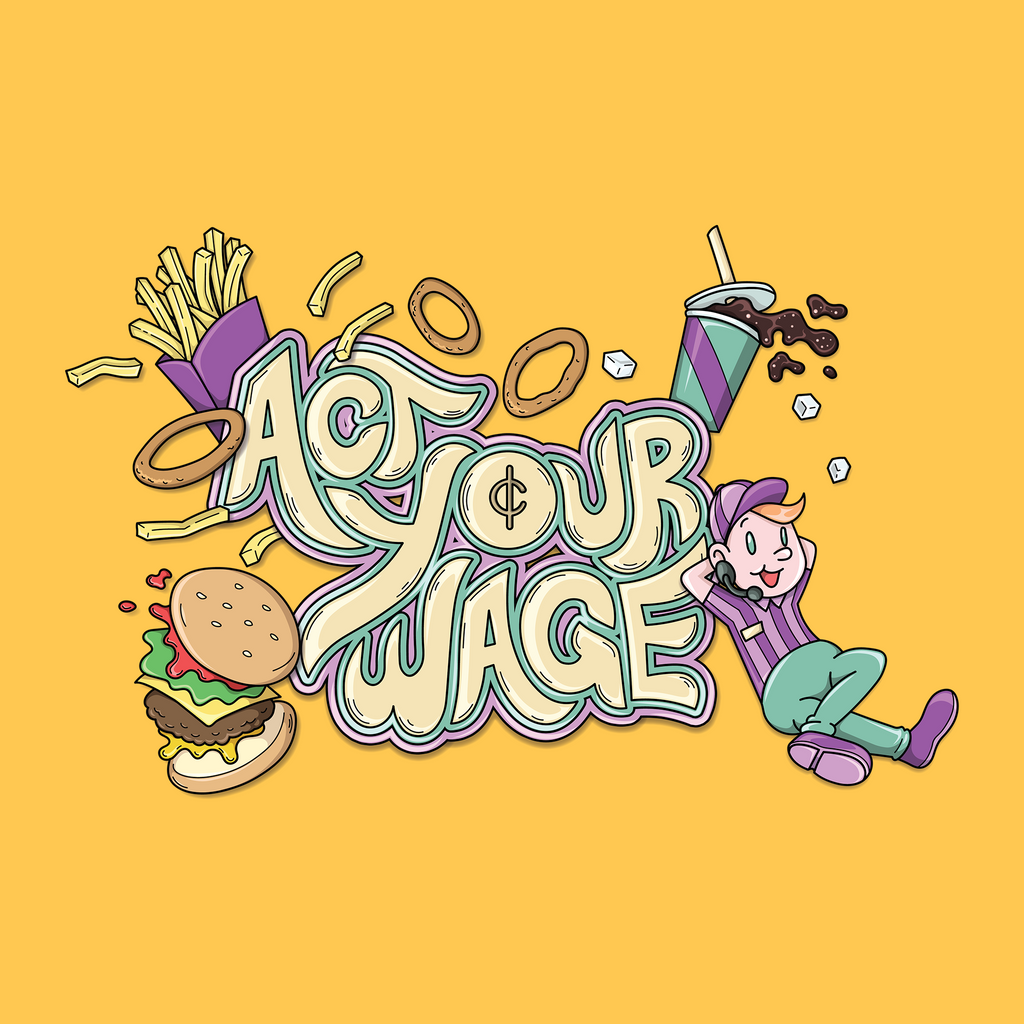 Act Your Wage Tee Hoodie, Sweatshirt | CiraTrend.com (Image 5)