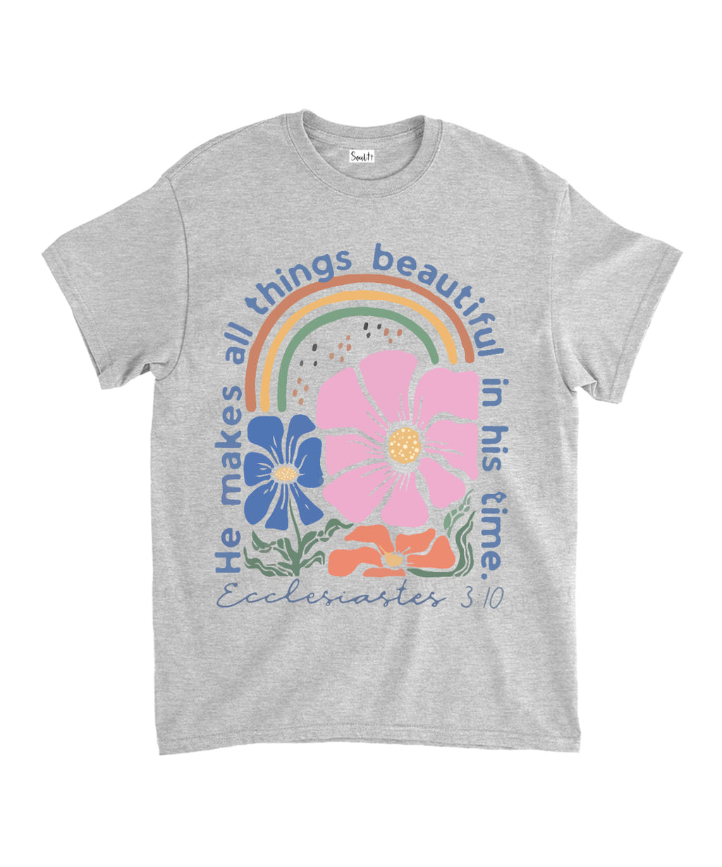 He Makes All Things Beautifyl Cotton Christian T-Shirts, Hoodie, Sweatshirt