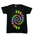 Care Bears Mens T-Shirt - Colorful Bears In Repeat Spiral Stone Washed Hoodie, Sweatshirt | CiraTrend.com