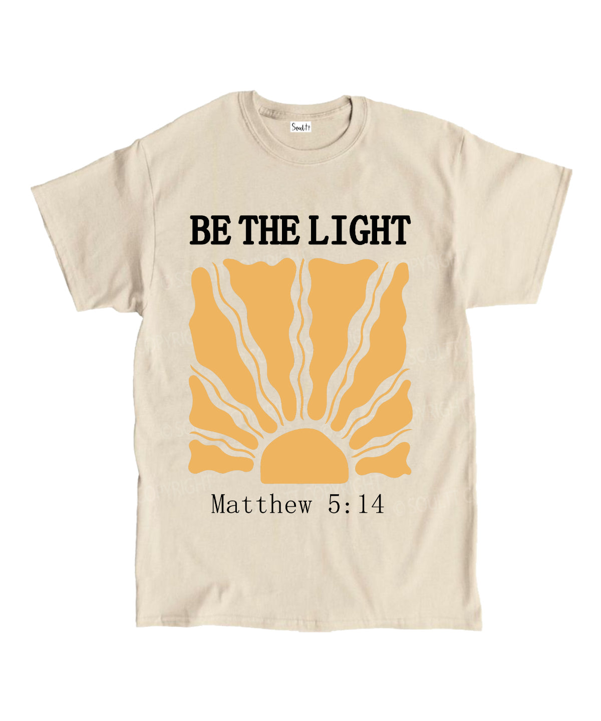 Be The Light Unisex Cotton Christian T-Shirt Style003 Hoodie, Sweatshirt | CiraTrend.com (Image 4)