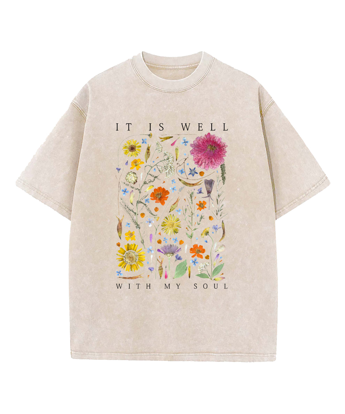 It Is Well With My Soul Washed Christian T-shirt Style014 Hoodie, Sweatshirt | CiraTrend.com (Image 5)