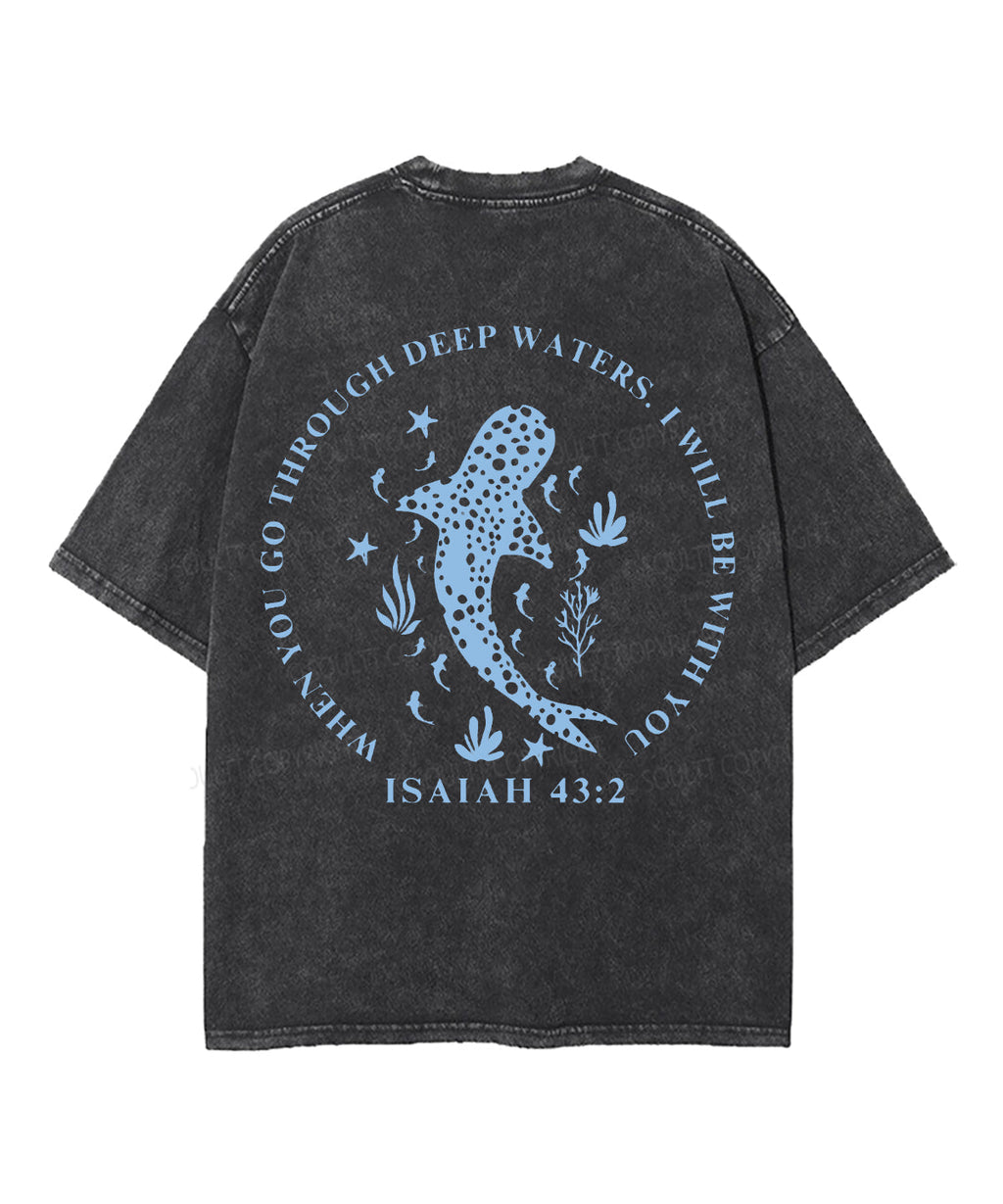 I Will Be With You Double Sided Unisex Washed Christian T-shirt Style050 Hoodie, Sweatshirt | CiraTrend.com (Image 2)