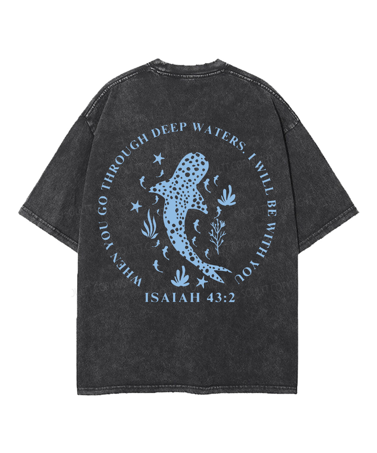 I Will Be With You Double Sided Unisex Washed Christian T-shirt Style050 Hoodie, Sweatshirt | CiraTrend.com (Image 2)